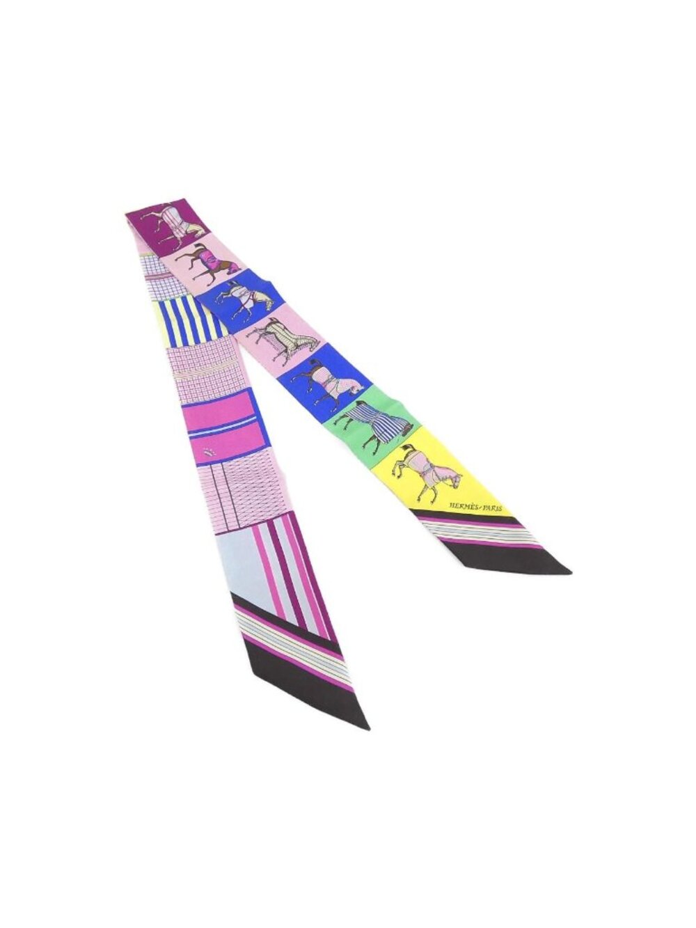 Hermes Twilly Scarf Pink
